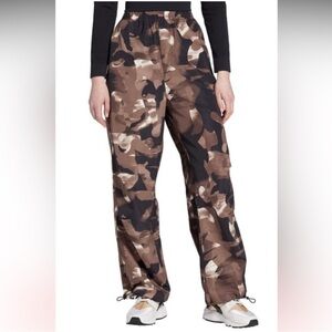 DSG High Rise Woven Jogger Parachute Pant Cyber Camo Brown Size Medium NWT